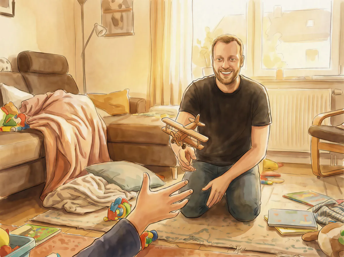 Arbeitsbereich mit Technik und Lichtsetup